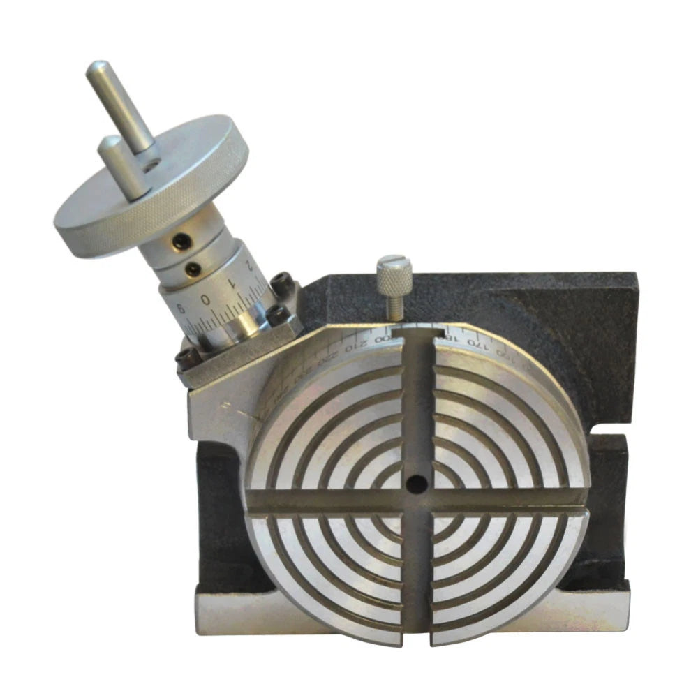 4 Inch Heavy Duty Horizontal Vertical Precision Rotary Table H/v 100mm