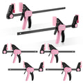 6Pack Bar Clamp One-Handed Clamp/Spreader 6" 12" Light-Duty