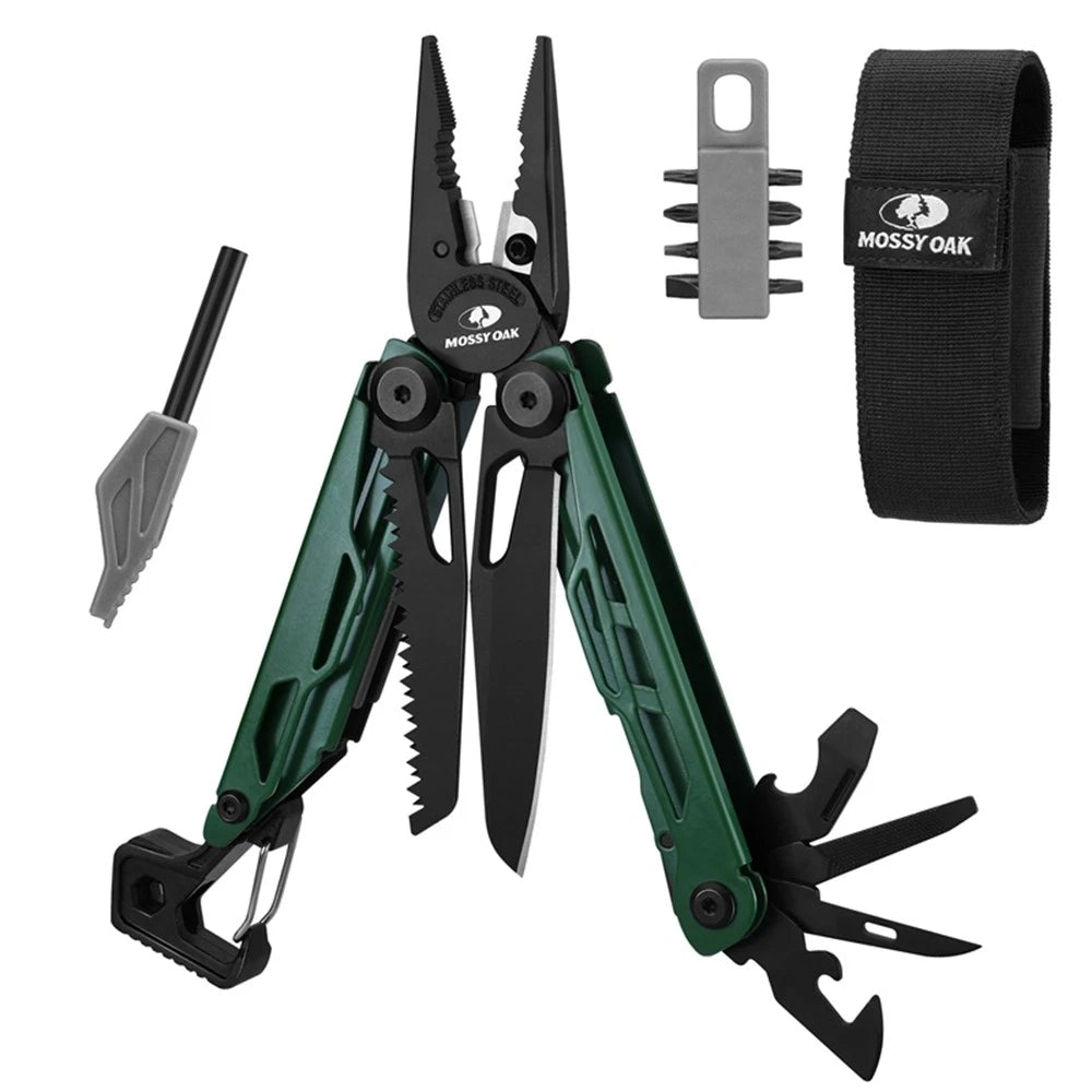 Mossy Oak Multitool 27-in-1 Multi Tool Pocket Knife Screwdriver