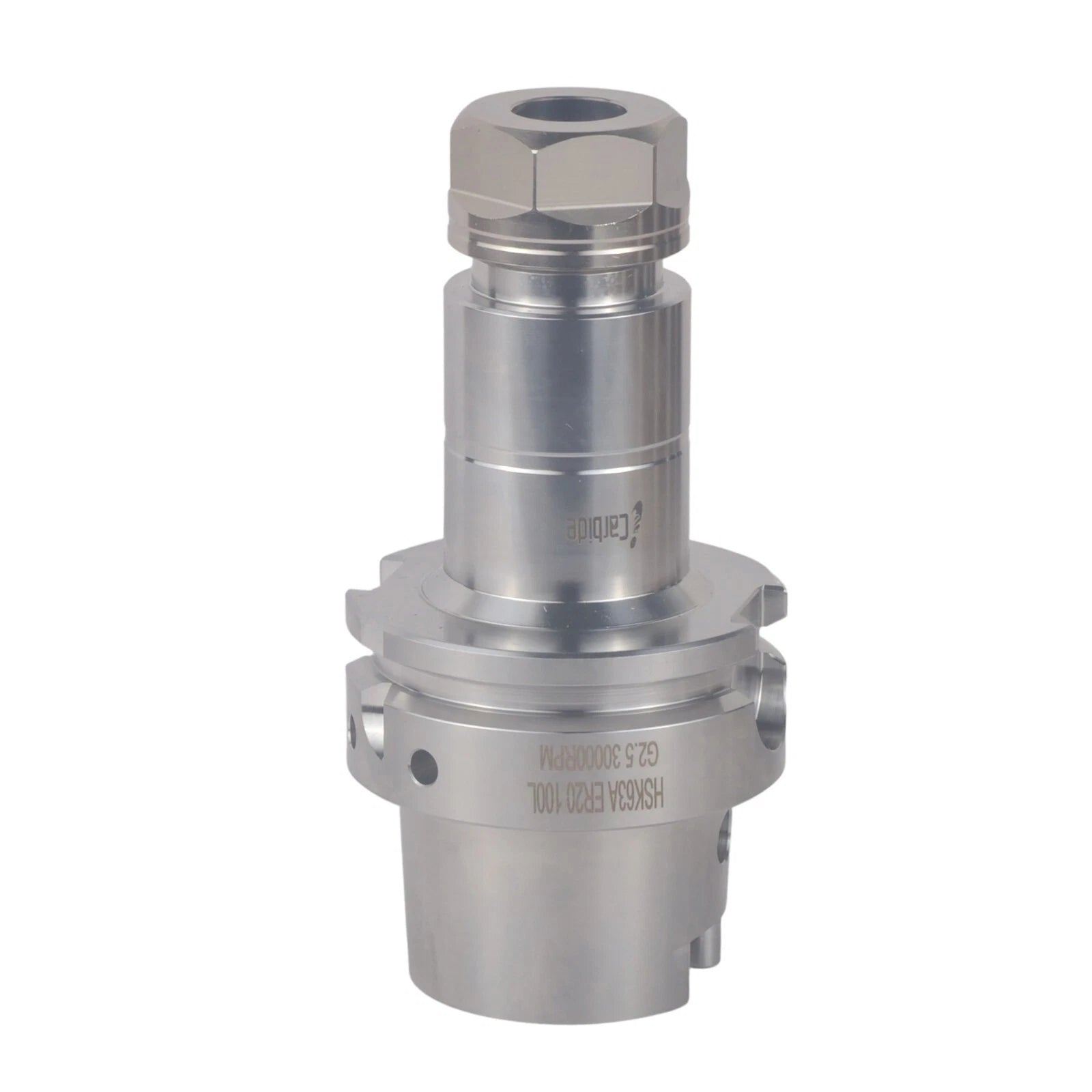 Stainless Steel Hsk63a Er20 4.0" Collet Chuck Tool Holder Cnc Milling