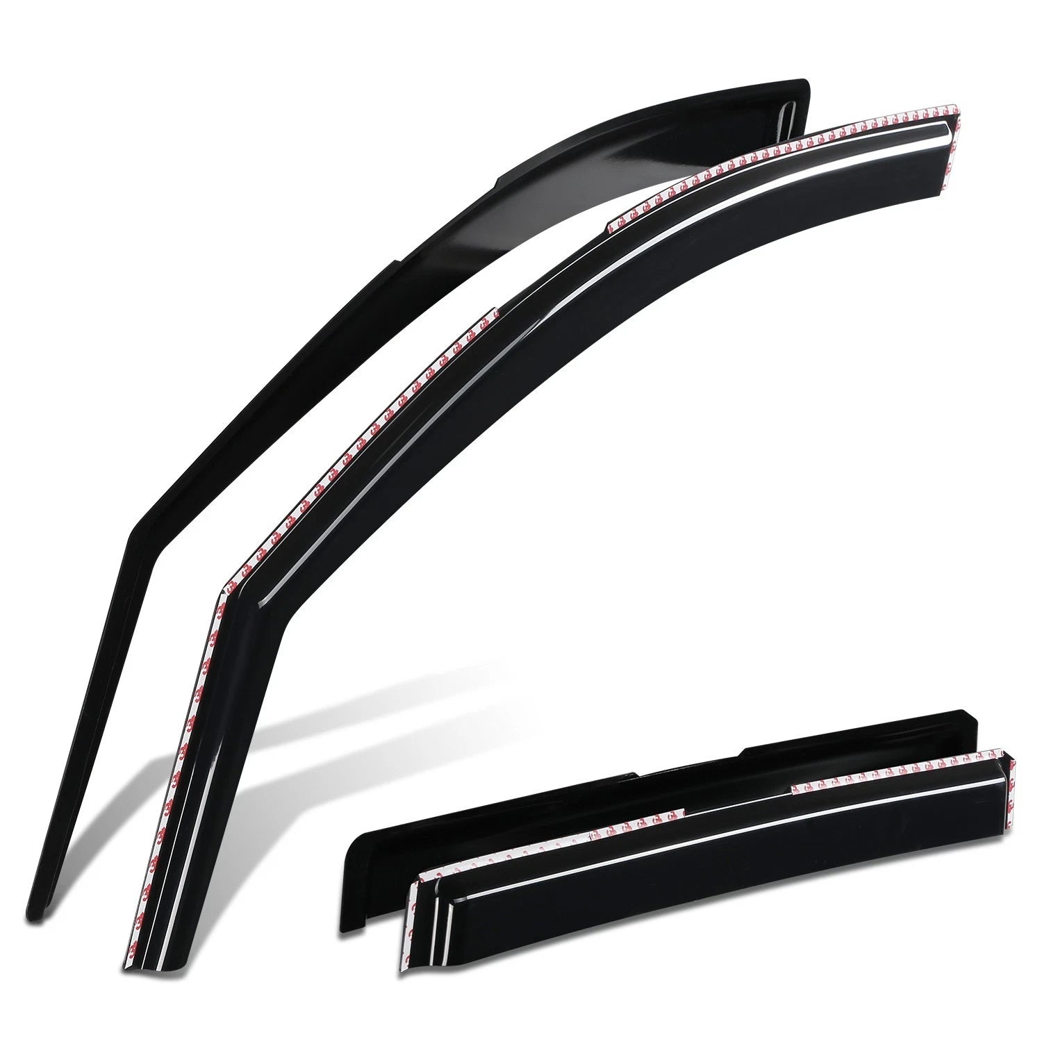 Fit 17-23 Gmc Acadia Glossy 4-piece In-channel Wind | Built Supply Co