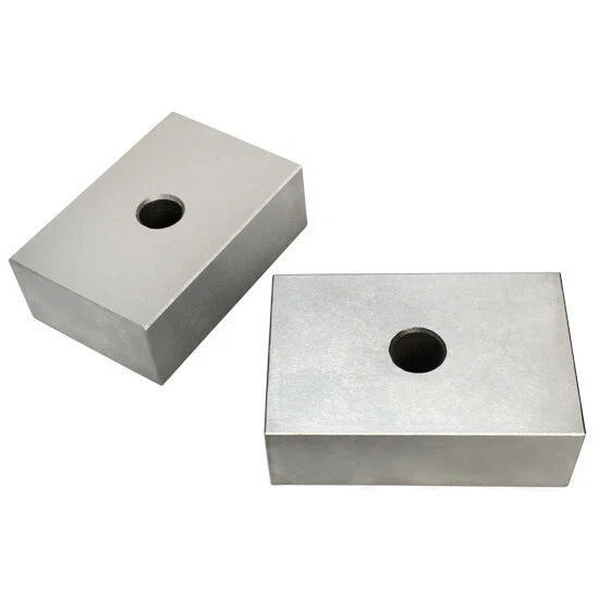 1 Pair 1-2-3 Metal Blocks With One Holes