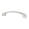 Bow Style 5-1/32" In Hole Centers Brushed Nickel Cabinet Pull