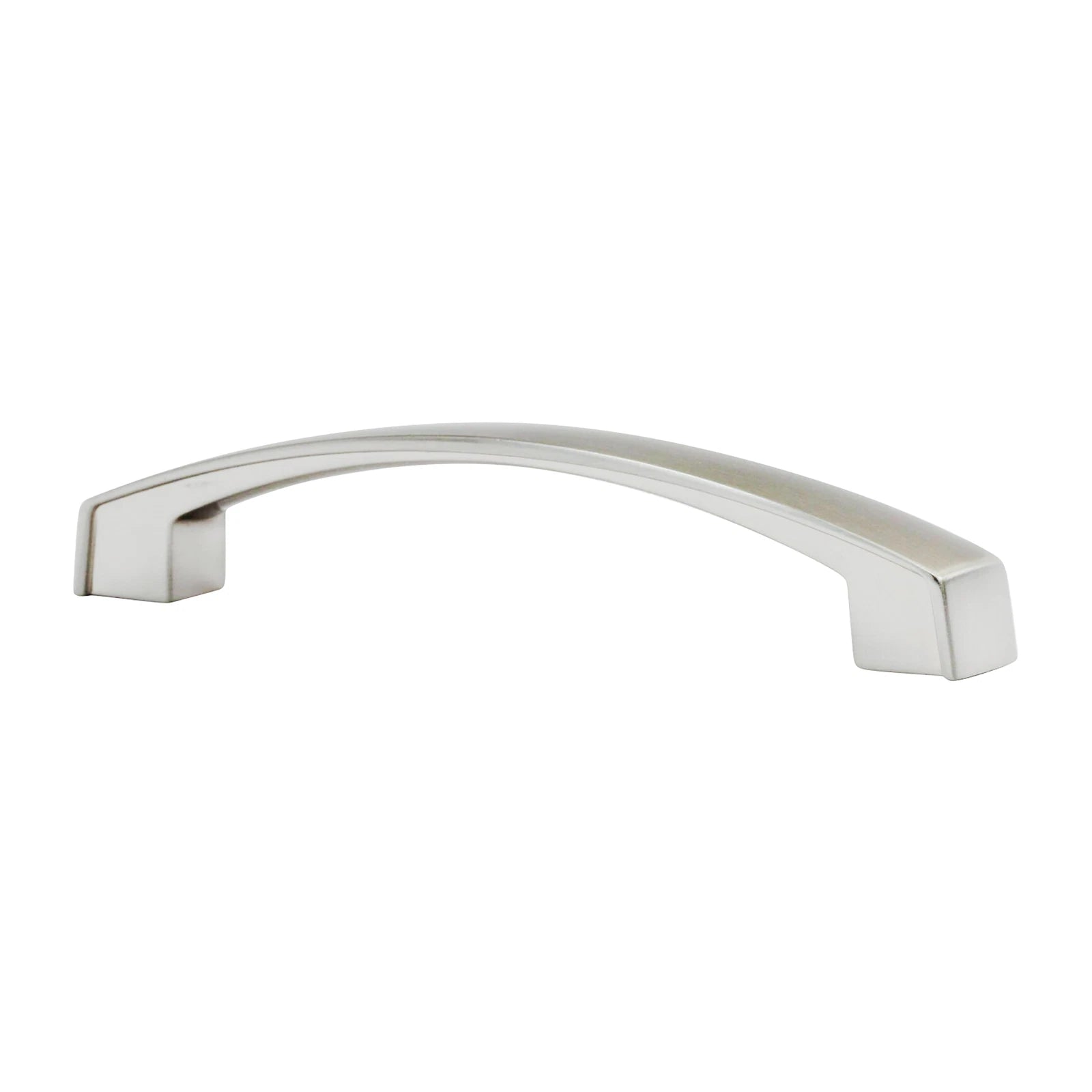 Bow Style 5-1/32" In Hole Centers Brushed Nickel Cabinet Pull