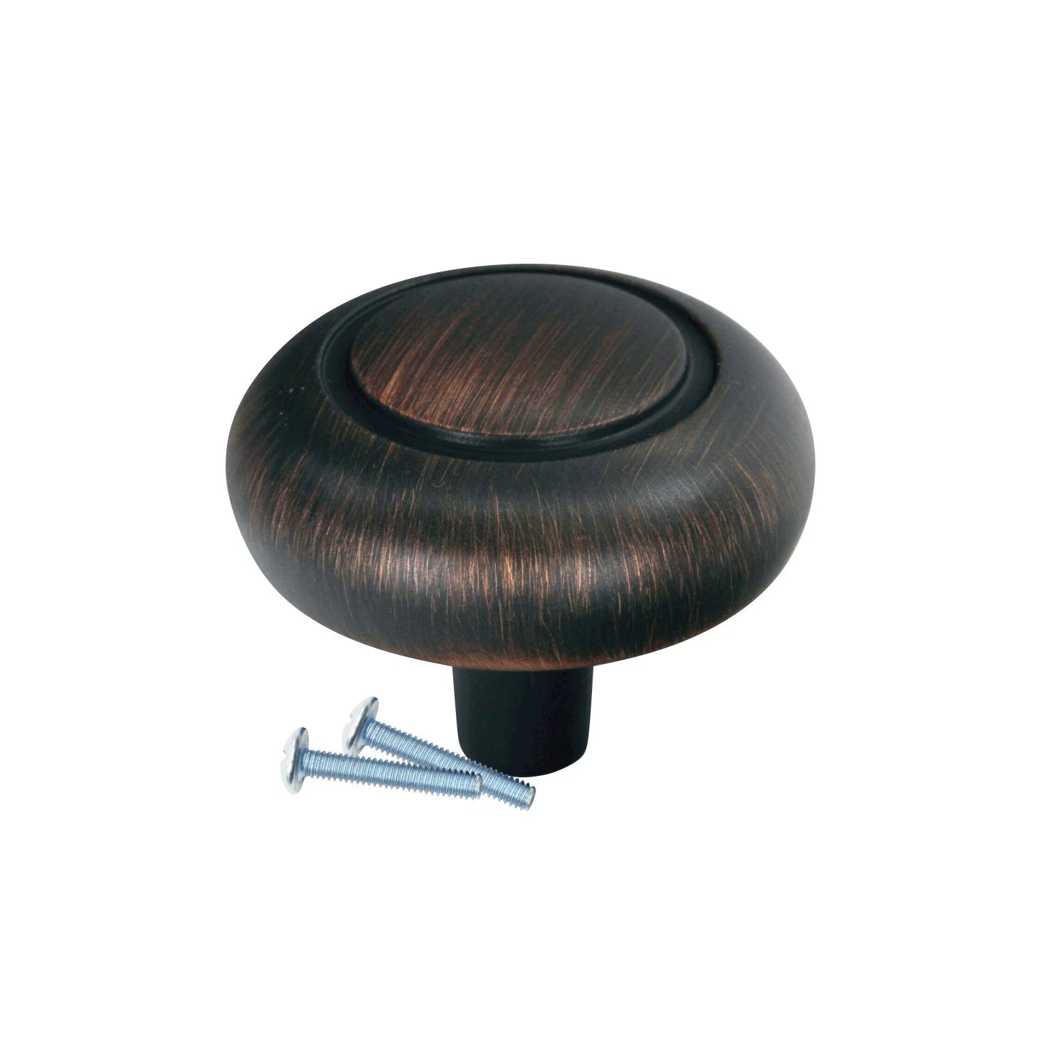Bubble Round Brushed Oil-rubbed Bronze Kitchen Cabinet Knob 1-1/4"