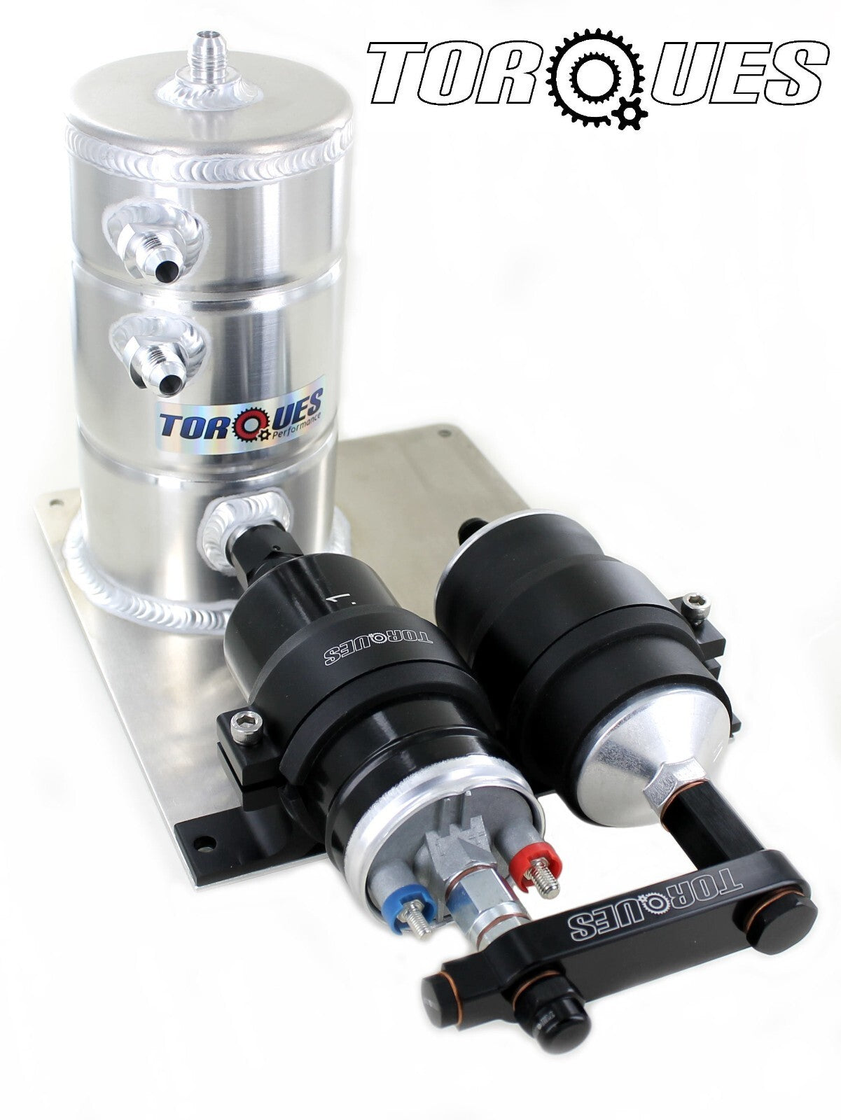 Sytec OTP 044 Fuel Pump + AN-6 Bosch Filter Swirl Surge Pot Assembly
