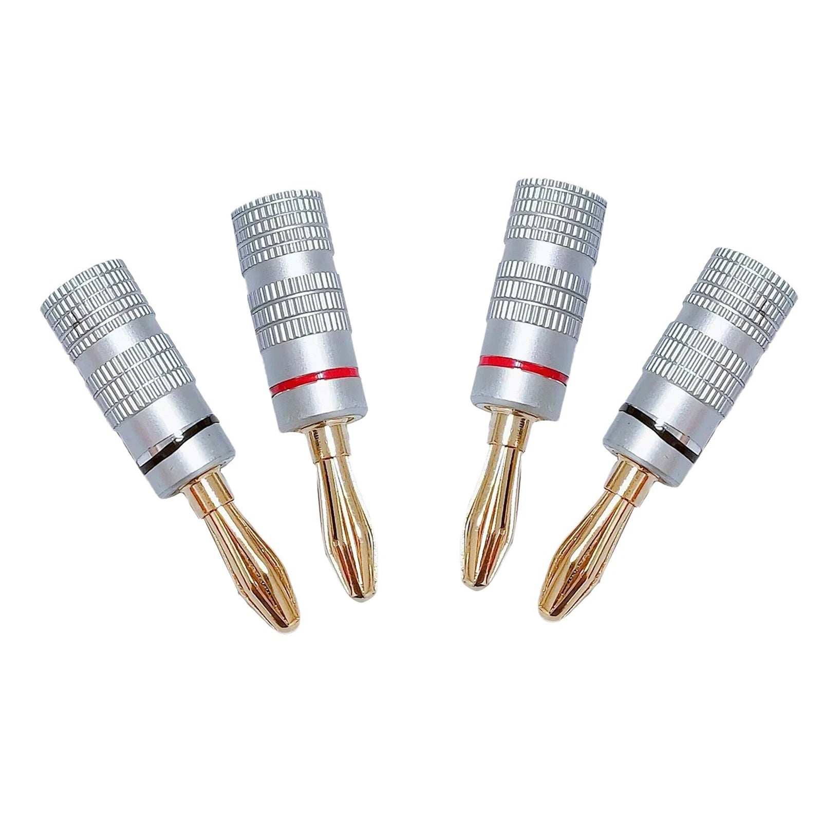 Gold Plated Banana Plug Connector For Diy Hifi Audio Speaker Cable