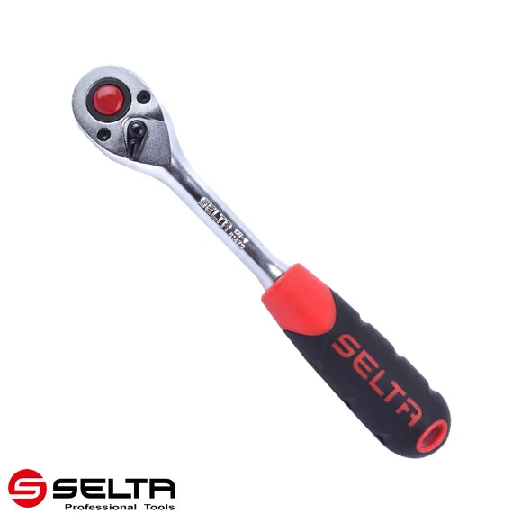 Selta Taiwan 72T Quick Release Reversible Ratchet Handle Option:3/8"-1/<wbr/>2" Dr.