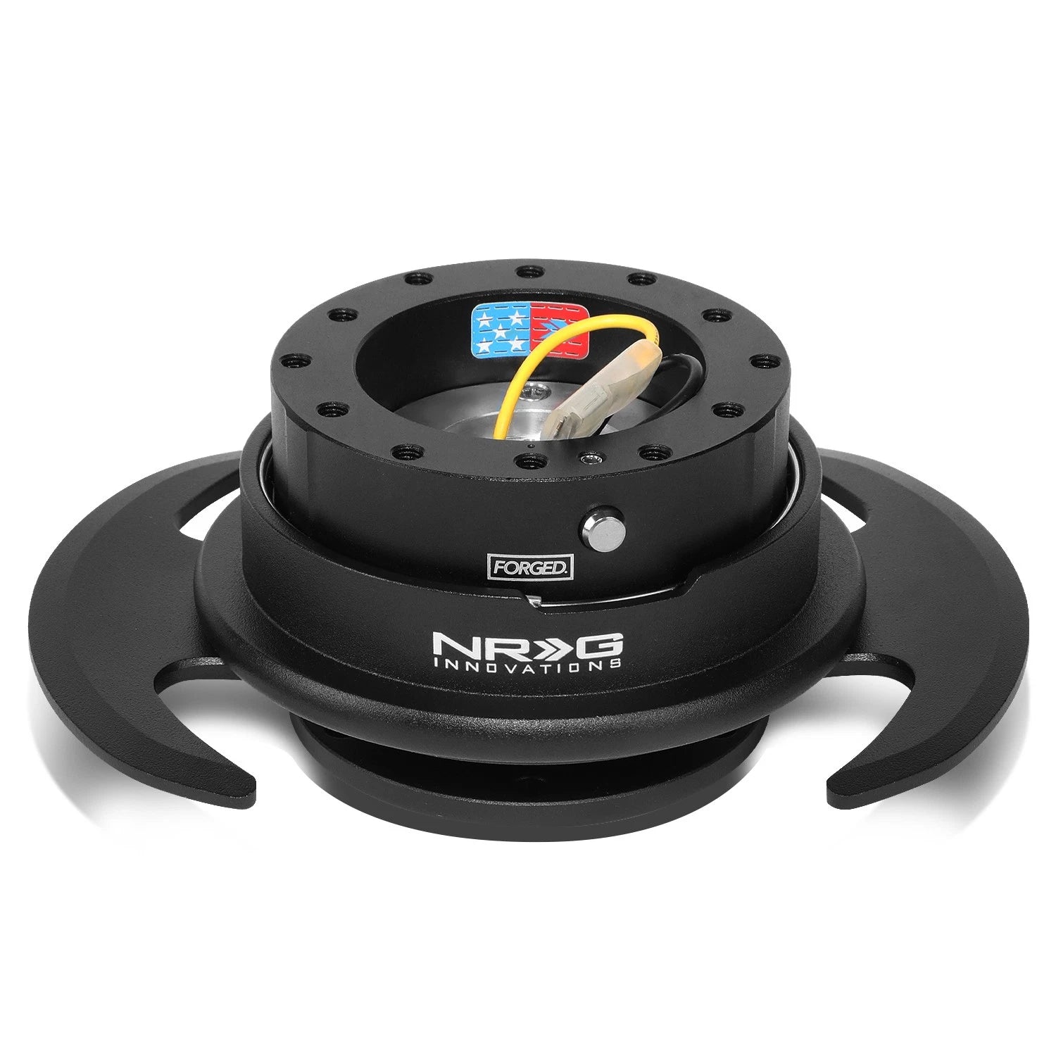 Nrg 6-hole Steering Wheel Black Quick Release Hub | Built Supply Co