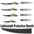 Swiss+tech 5"/6"/7"/9" Fillet Knife Fishing Knife | Built Supply Co