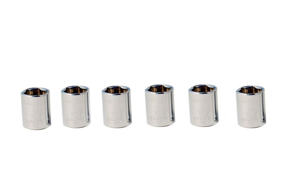 6PC-Pack Cr-V 1/4" Dr. Socket Metric or Imperial Individual