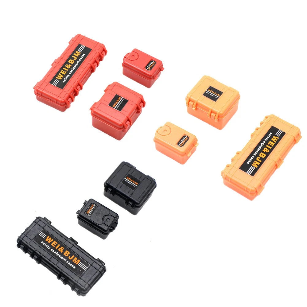 3 In 1 Garage Storage Box Scene For Axial Scx24 Rc Crawler 1/24 1/18