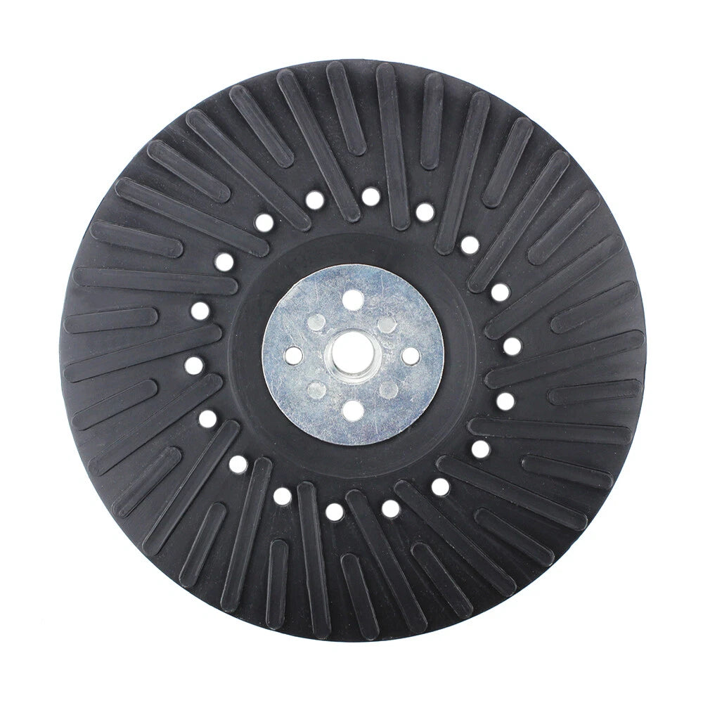 5 Pack - 7" x 5/8"-11 Resin Fiber Disc Backing Pad w/ Lock Nut for Angle Grinder