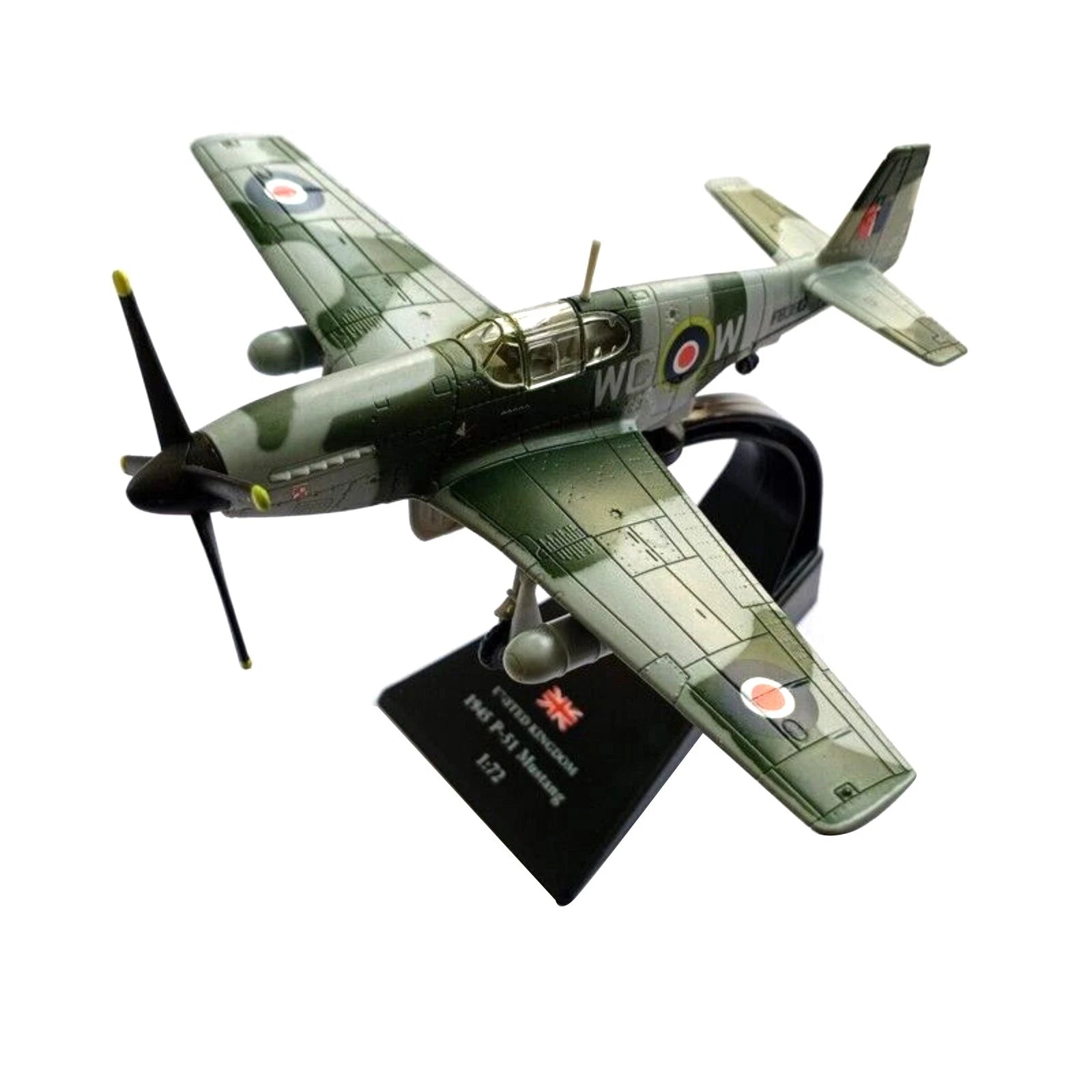 1/72 Scale Diecast Alloy Wwii United Kingdom P-51 Mustang Fighter
