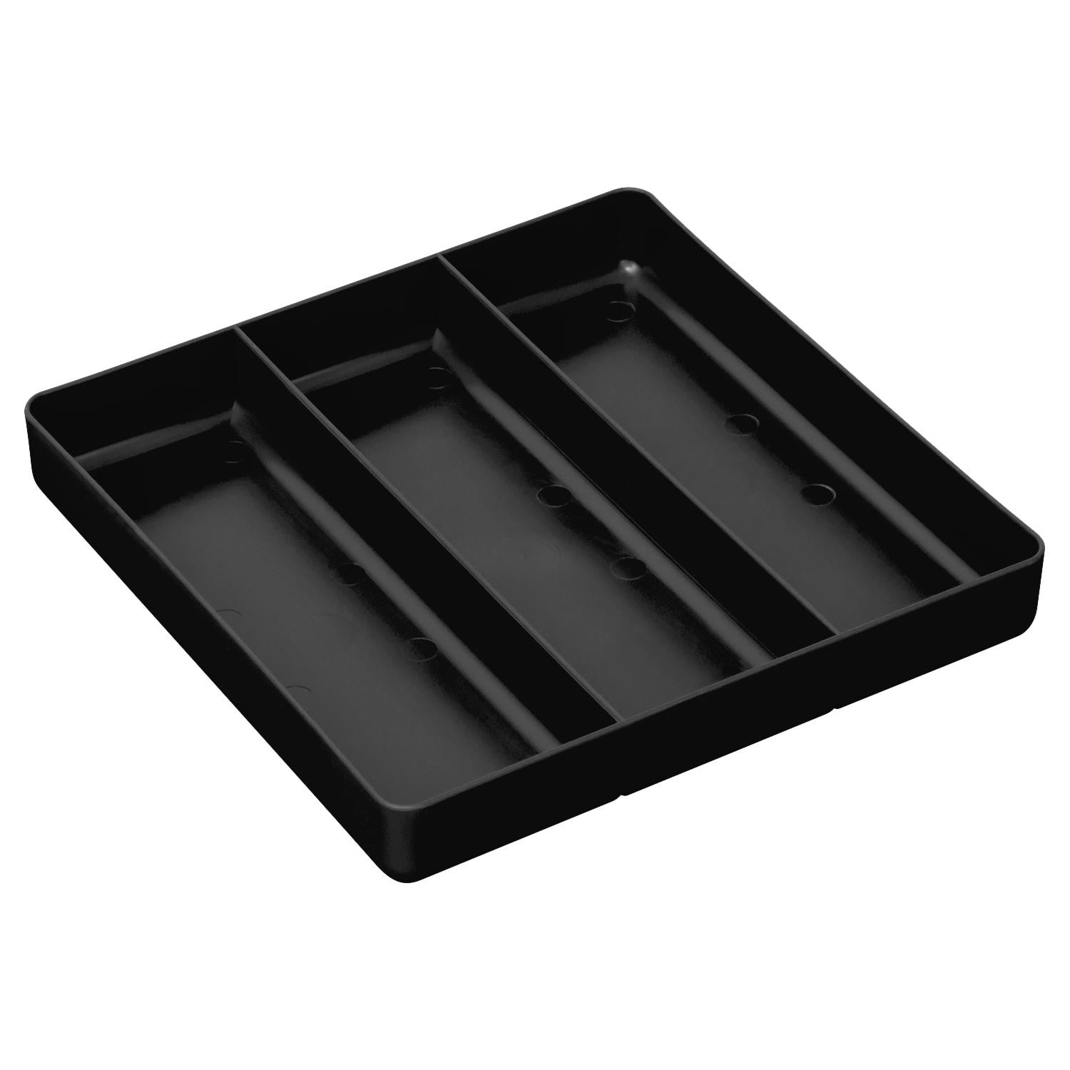 Ernst Tool Organiser Tray Black 3 Compartments by Ernst