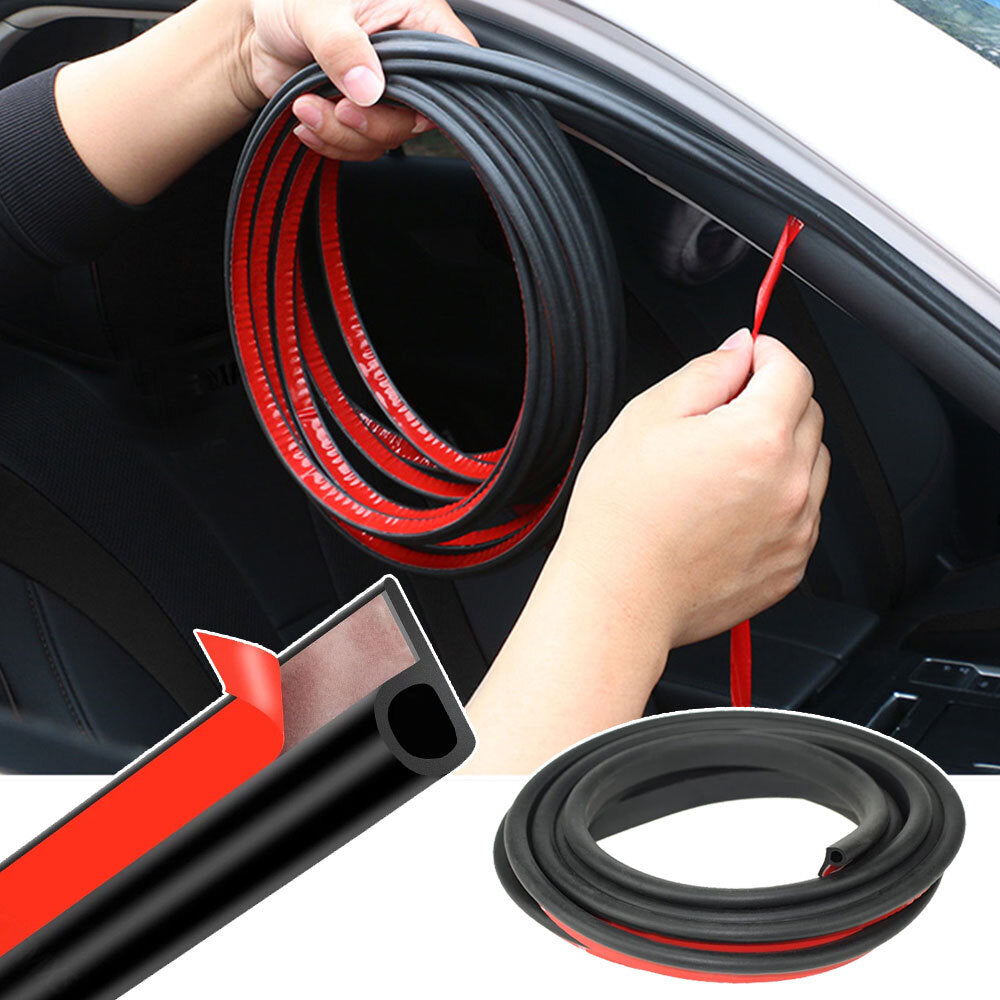 2M Rubber Car Door P Type Seal Strips Soundproof Sealing Strip
