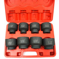 3/4" Dr. Jumbo Shallow Impact Socket Set 8pc
