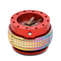 Nrg Aluminum Steering Wheel Quick Release Adapter Gen 2.1 Red/neo