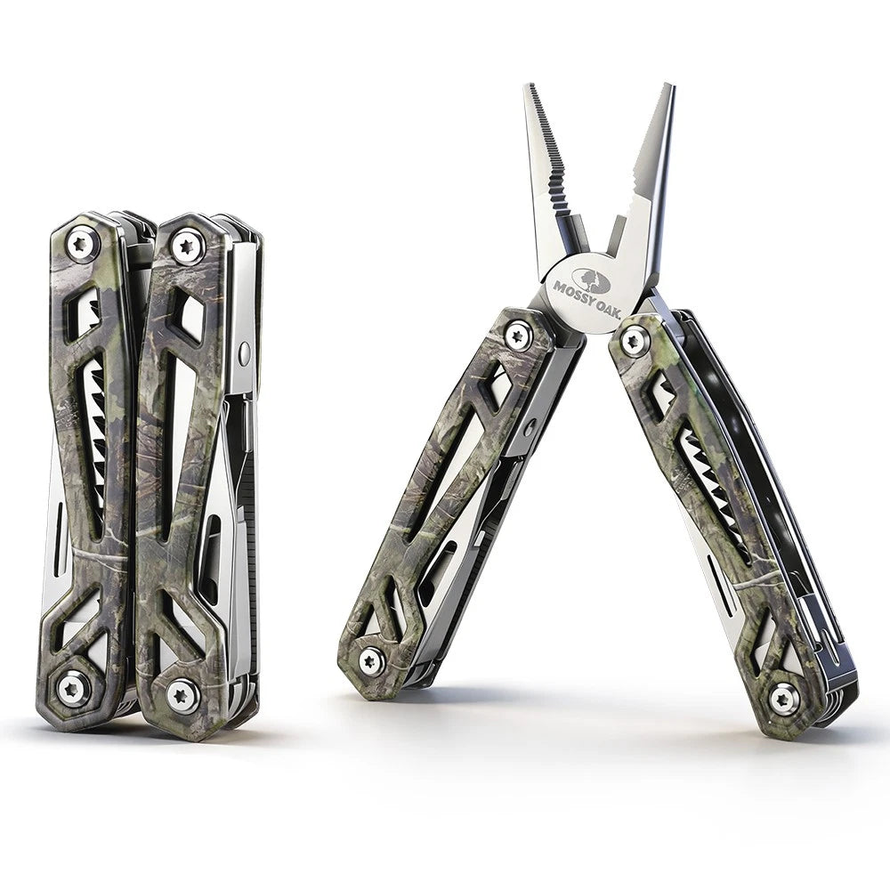 Mossy Oak 22-in-1 Multitool Plier Self-locking Knife Stainless Steel