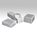Electric Case Silver Enclosure Tight Fitting Drillable Ip54 Protection