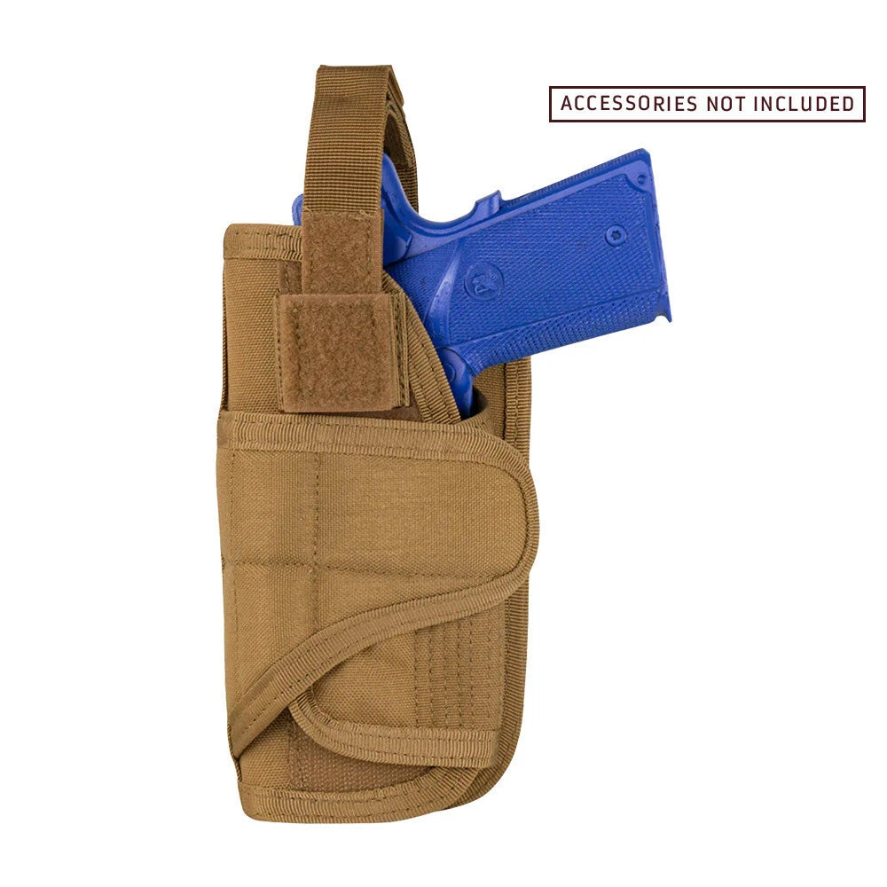 Vertical Universal Tactical Molle Modular Holster Coyote 8"h X 3.75"w