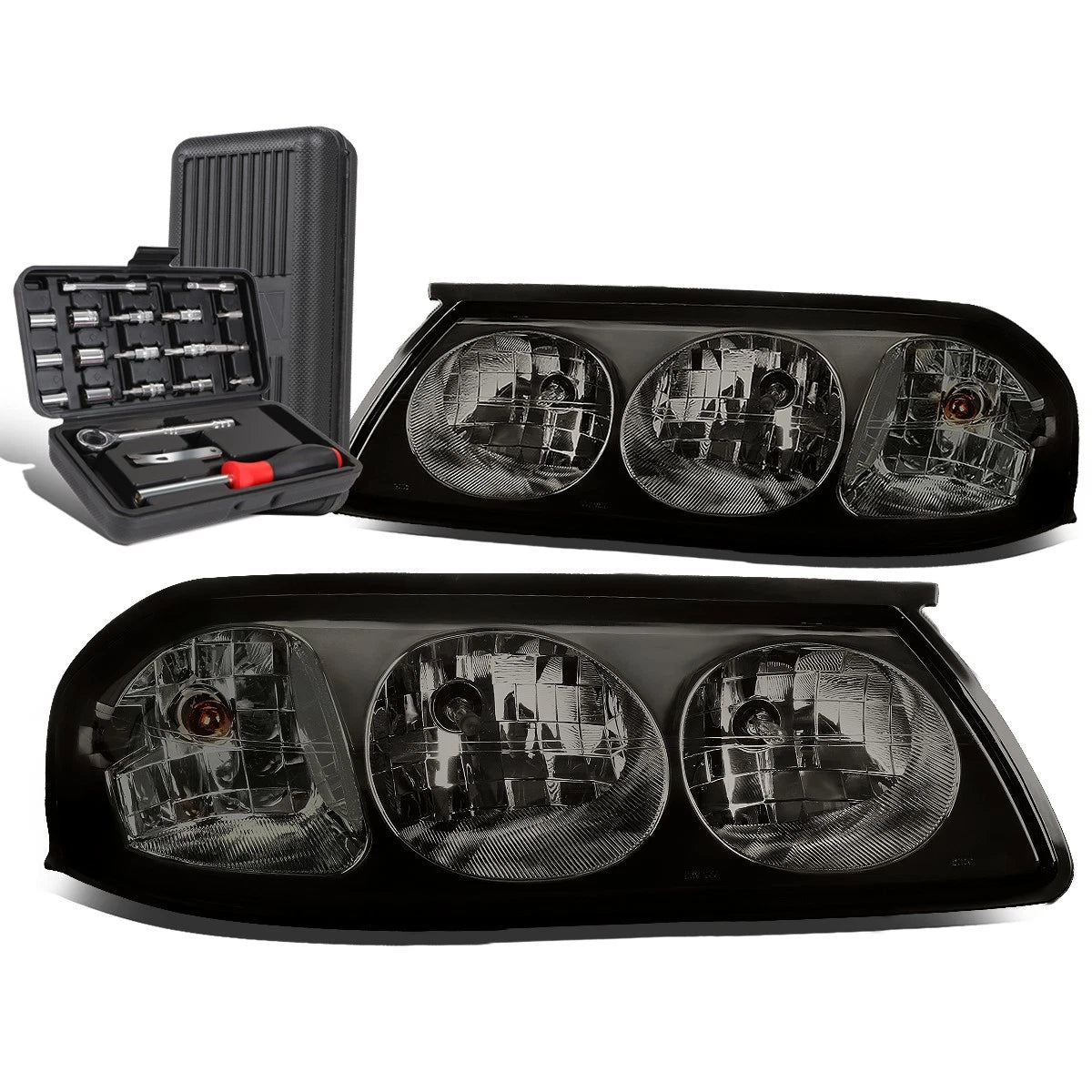 For 2000-2005 Chevy Impala Pair Smoked/clear Side | Built Supply Co