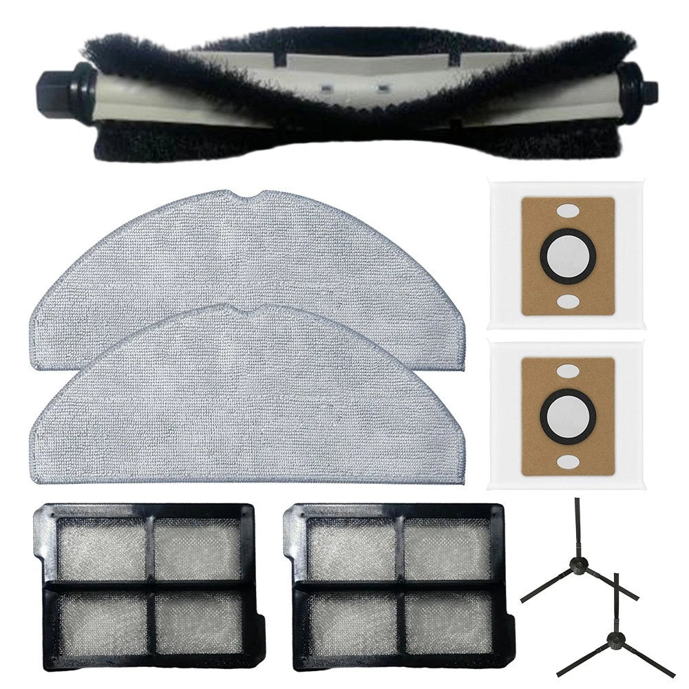 Filter Mop Cloth Side Brush Dust Bag Kit Compatible With For Ilife