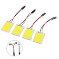 4* White Light Car For Interior Panel Lights Dome Lamp Bulb 24smd Cob