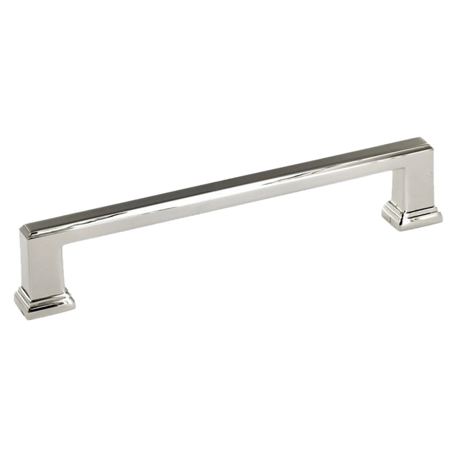 6-5/16" Centers, 7-3/32" Length Polished Nickel Kitchen Cabinet Pull