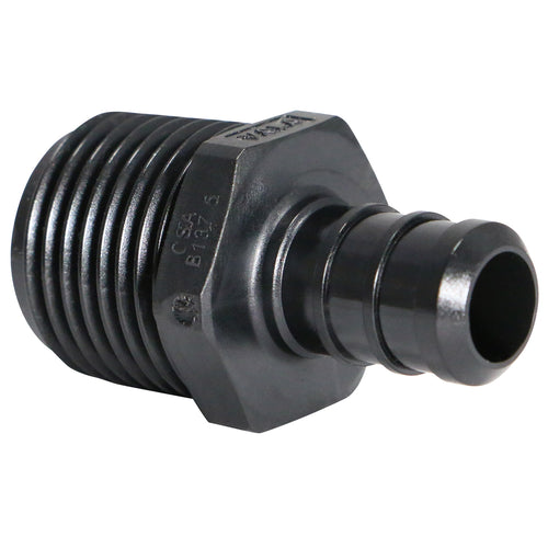 1 Pack XFITTING 1/2" PEX-B x 1/2" Male NPT Adapter, Pol