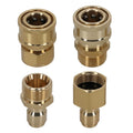 4x Pressure Washer Adapters Set Quick Disconnect Kit M22 Swivel to