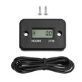 Waterproof Hour Meter Lcd Display 9999.9h For Snowmobile Motorcycle
