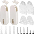 2 Sets White Plastic Rope Tensioner For Roller Blinds Drawstring