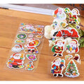 5 Sheets Christmas Stickers For Kids Xmas Craft Gift Card-making Home