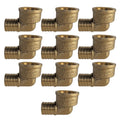 XFITTING 1" PEX B x 1" Female NPT Elbow 10 Pack