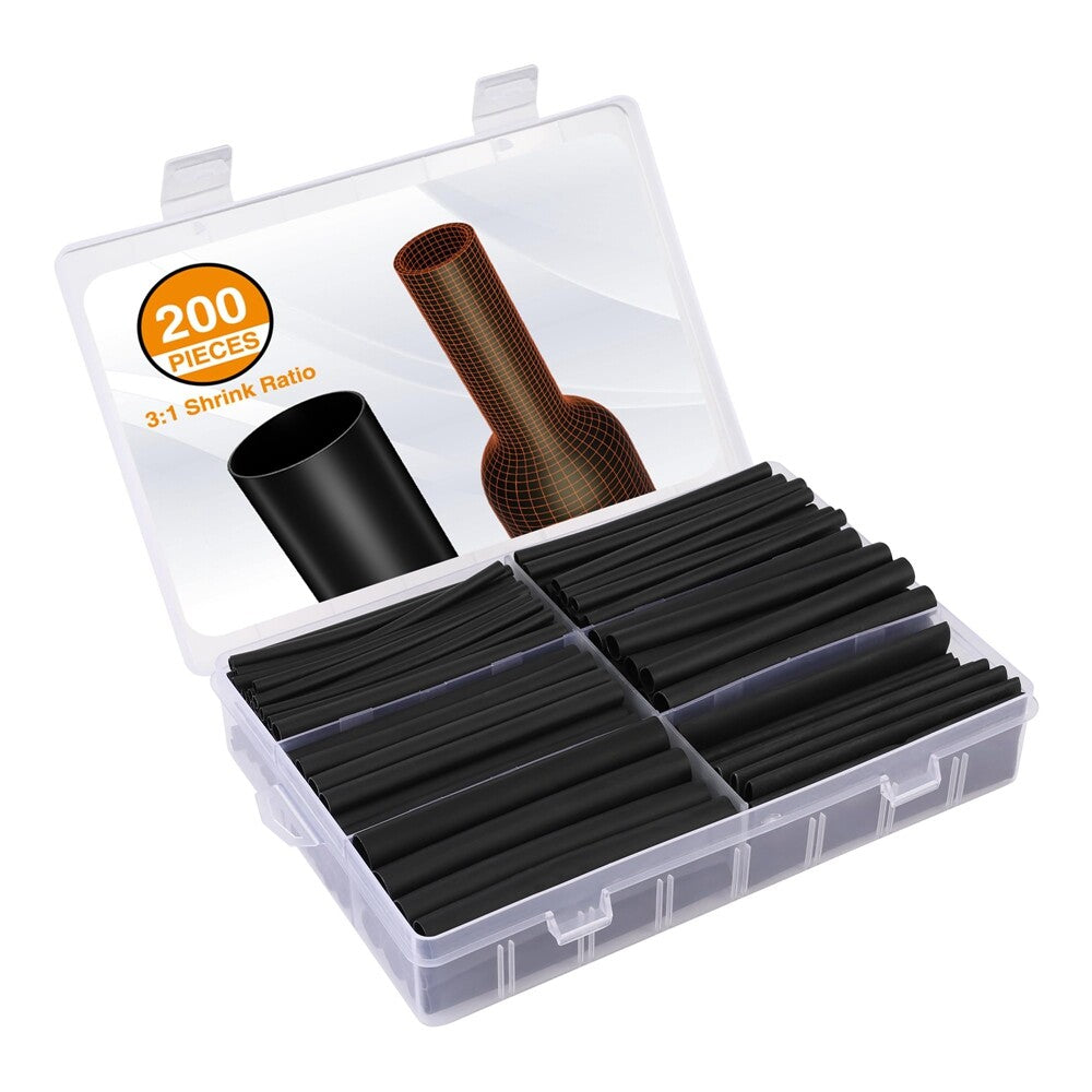 Valuemax 200PCS Heat Shrink Tubing Kit by Valuemax