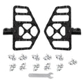 MX Style Wide Fat Foot Pegs Floorboard Anti Slip Fit For Harley Road