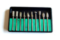 Big Head High Speed Steel Burrs 10pc
