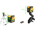PREXISO 65Ft Laser Level Self Leveling Cross Line Laser Level Green