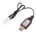 9.6V 200ma Usb Nicd/nimh Battery Charger Connector Cable For Rc Car