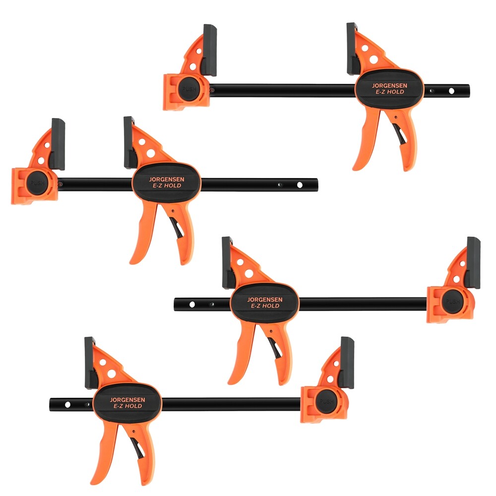 Jorgensen 4PC E-Z Hold Clamp Set 6" Spreader/Bar Clamps