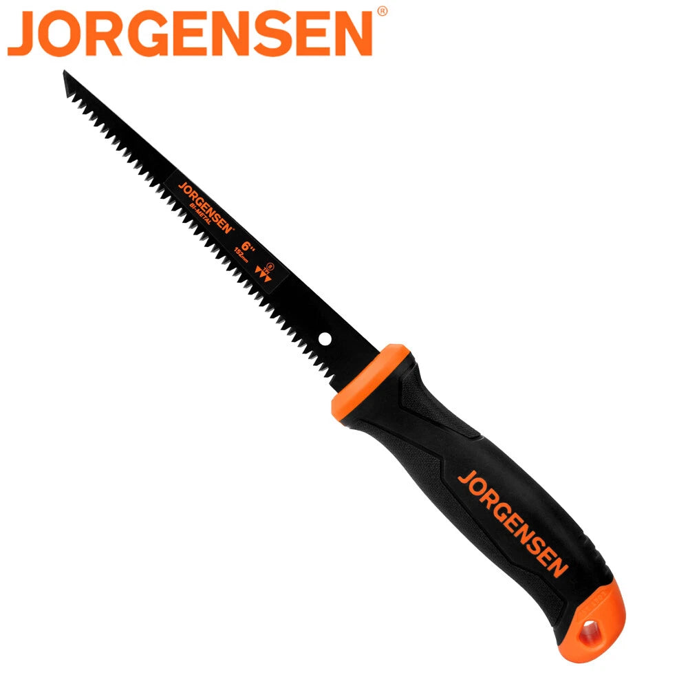Jorgensen 6" Jab Saw Drywall Saw Hand Saws Keyhole Saw 8-TPI Triple Ground Teeth