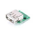 Usb Type a Female Socket Breakout Board 2.54mm Pitch Dip Adapter Uk