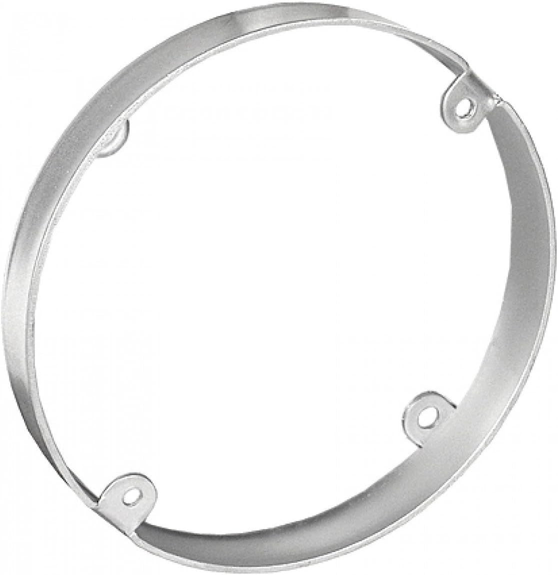 2 Pcs, 4 In. round Pan Box Extension Ring, 1/2 In. Deep, Zinc Plated