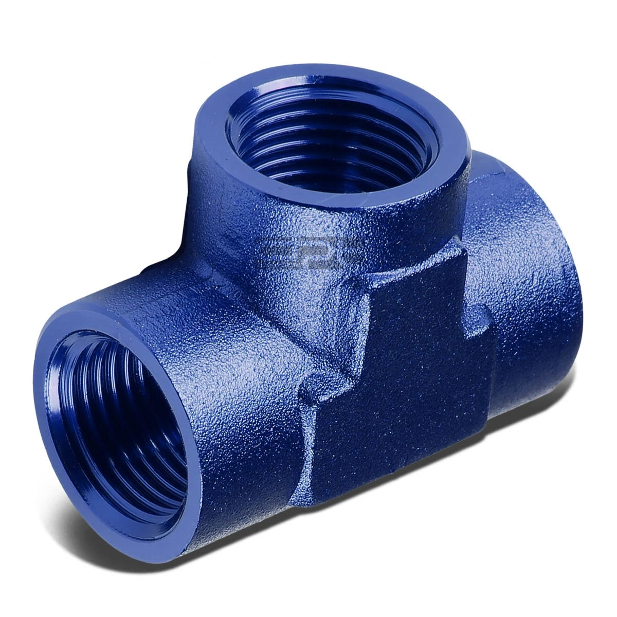 Female 1/8" Npt Pipe Piping Blue Anodized Finish | Built Supply Co