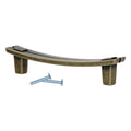 Rok Rift Bridge Zen Arch Honey Brass Cabinet Handle Pull 3-3/4"