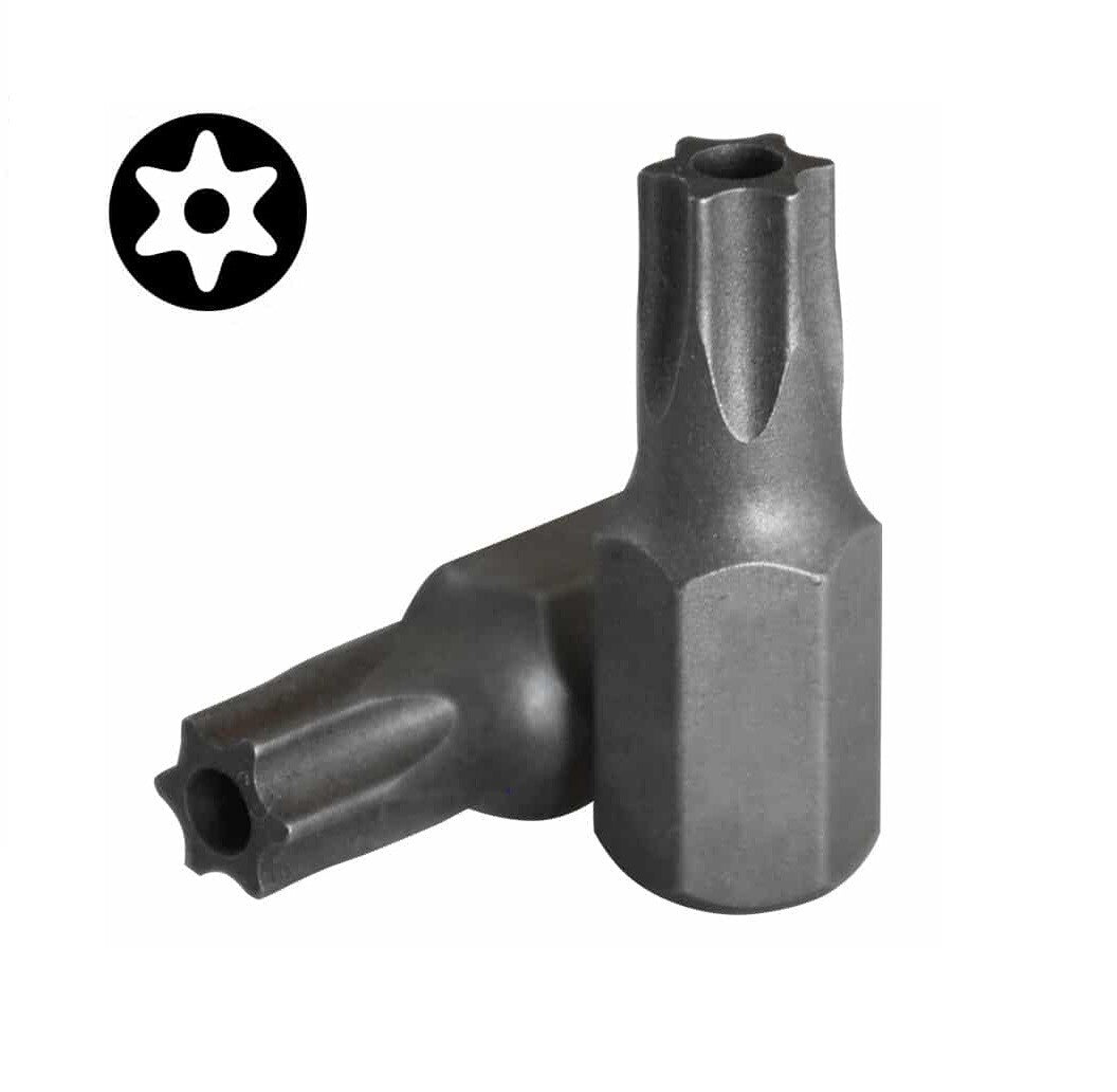 Force S2/CRMV Steel 127.. 1/4" (6mm) Shank Star Torx Tamperproof Bit