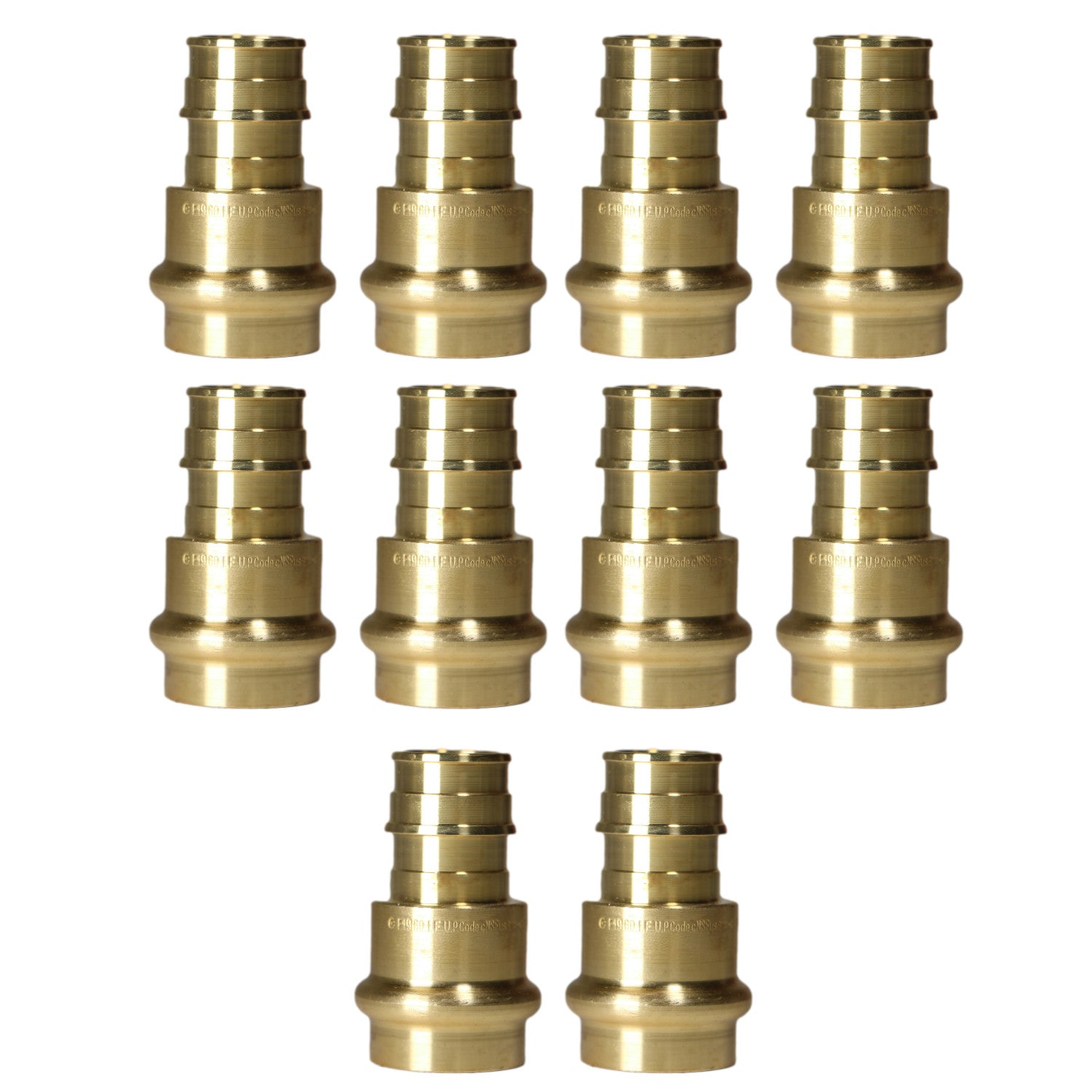 XFITTING 3/4" Press Fit x Pex-A Coupling - 10 Pack