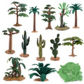 Simulation Tree Plant Model Garden Green Figures Toys Landscape For