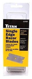 Titan Razor Blade #9 Single Edge 100 Piece by Titan